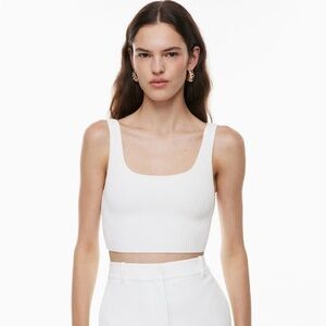 Babaton Sculpt Knit Ribbed Tank Top